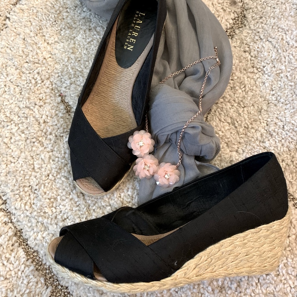 Ralph Lauren Cecilia wedge sandals